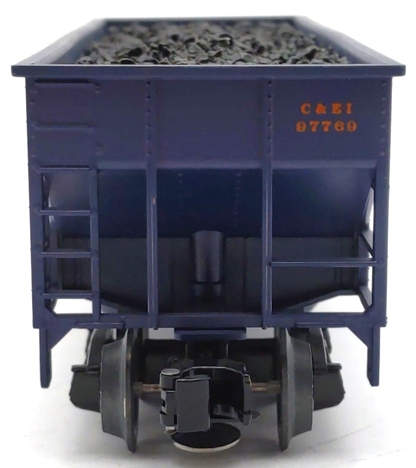 Weaver 97769 O Gauge Chicago & Eastern Illinois 2-Bay Offset Hopper VG
