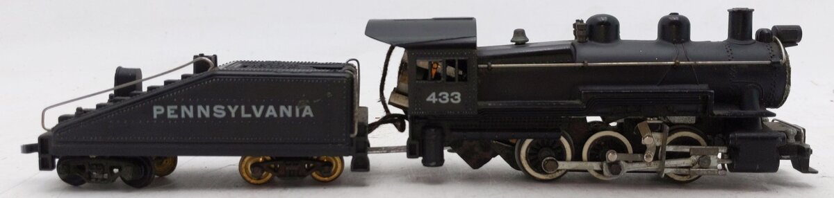 American Flyer 433 HO Pennsylvania 0-6-0 Steam Switcher and Tender w/DCC VG