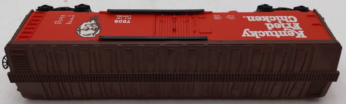 Lionel 6-7509 O Gauge Kentucky Fried Chicken Reefer Car EX