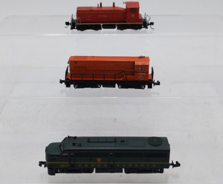 Trix & Other N Scale Assorted Customized Diesel Locomotive [3] VG
