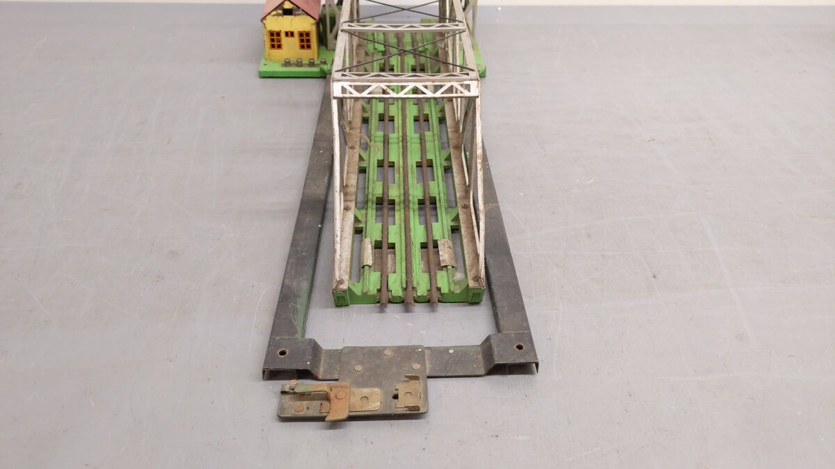 Lionel 313 Vintage O Silver Operating Bascule Bridge VG/Box