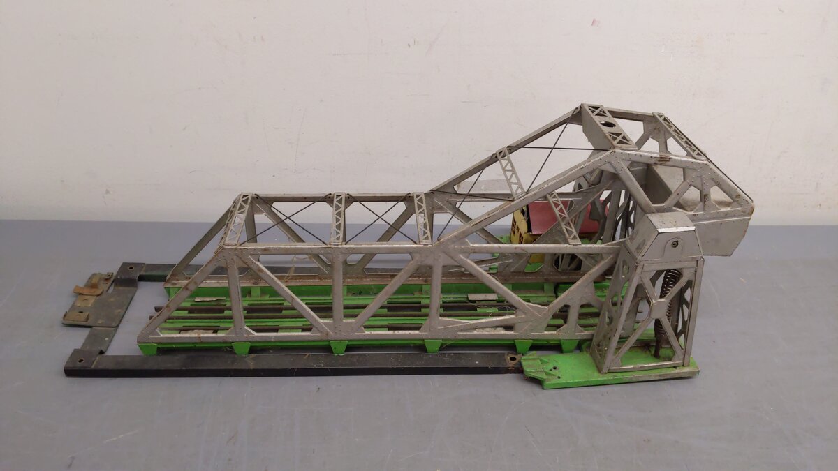 Lionel 313 Vintage O Silver Operating Bascule Bridge VG/Box