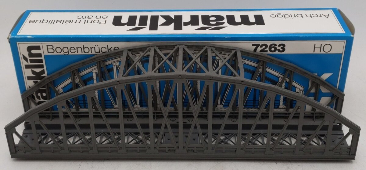 Marklin 7263 HO Scale 14" Arch Bridge EX/Box