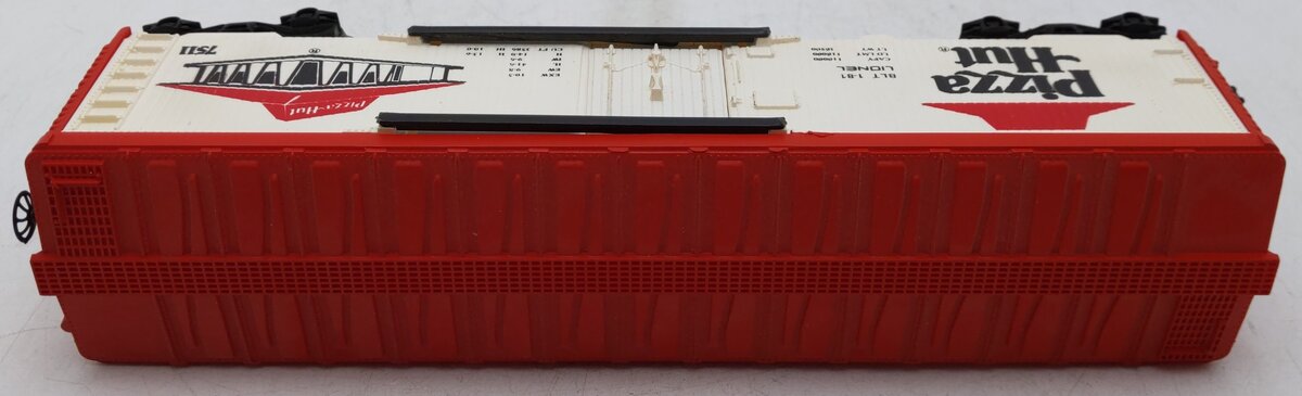 Lionel 6-7511 O Gauge Pizza Hut Refrigerator Car EX