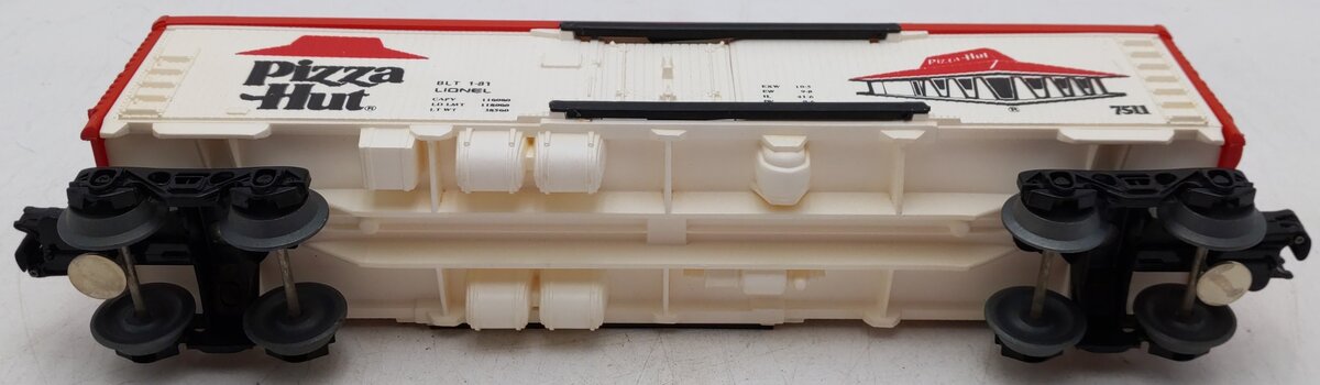 Lionel 6-7511 O Gauge Pizza Hut Refrigerator Car EX