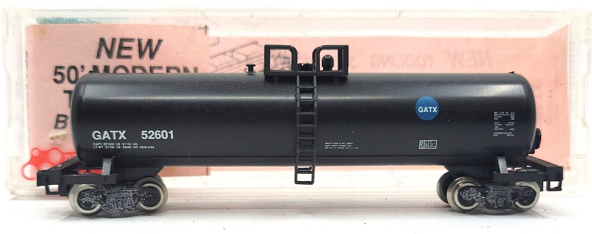 Roundhouse 8441 N Scale GATX 50' Modern Tank Car #52601 EX/Box