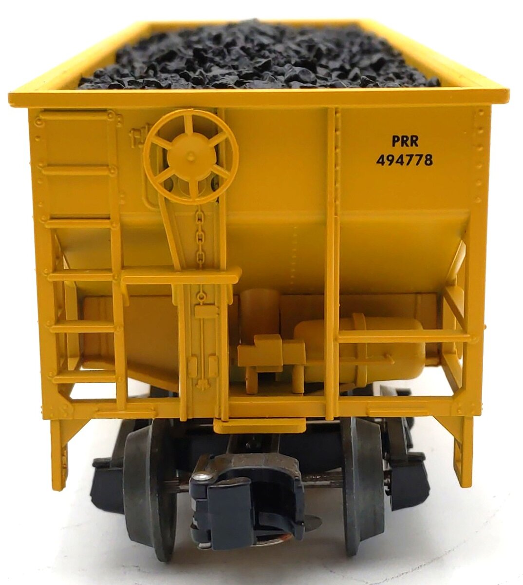 Weaver O Scale PRR 2-Bay Coal Hopper #494778 VG
