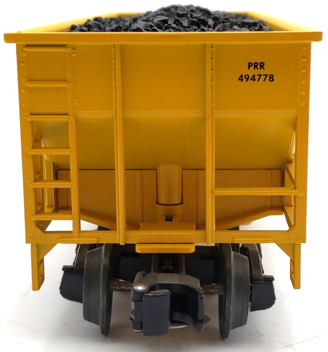 Weaver O Scale PRR 2-Bay Coal Hopper #494778 VG