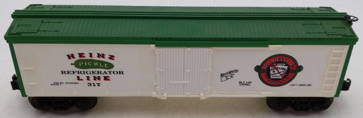 Lionel 6-16807 O Gauge H.J. Heinz Billboard Refrigerator Car #317 EX