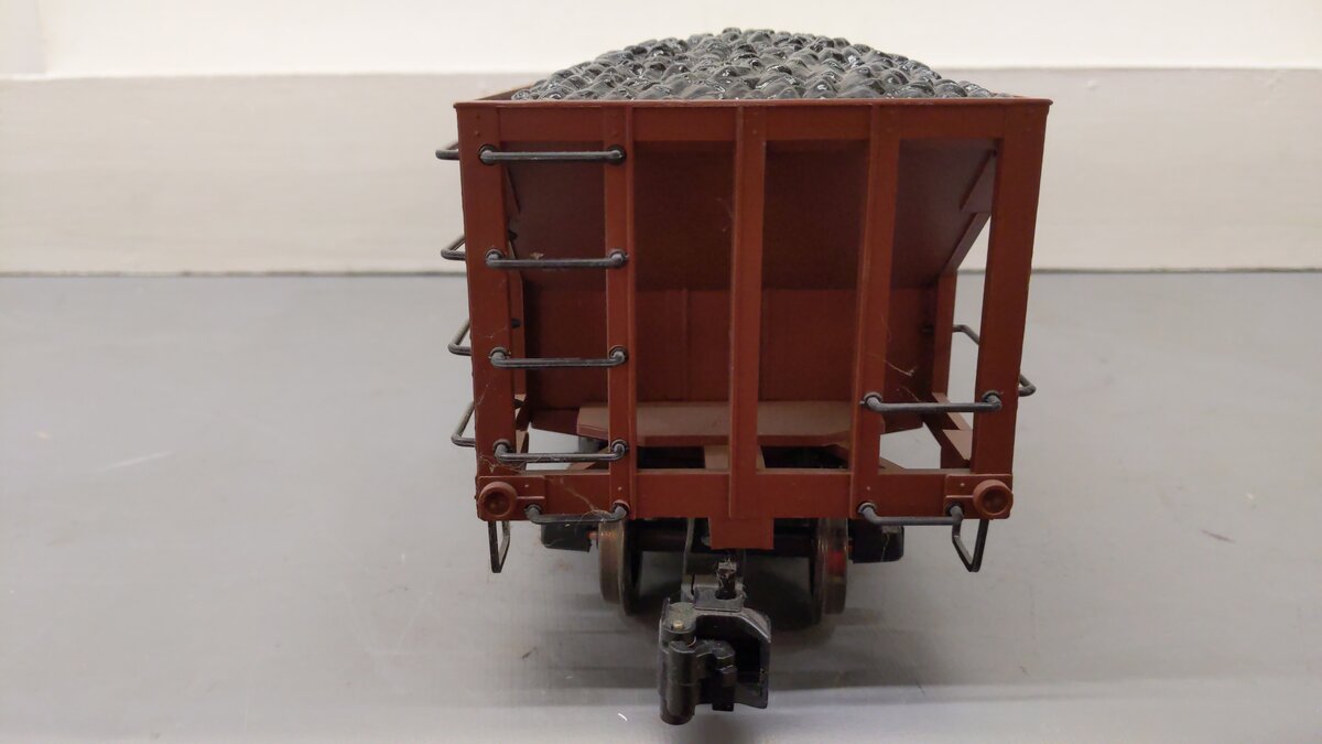 Bachmann 98204 G Southern 3 Bay Hopper with Coal Load #390235 (Metal Wheels) EX