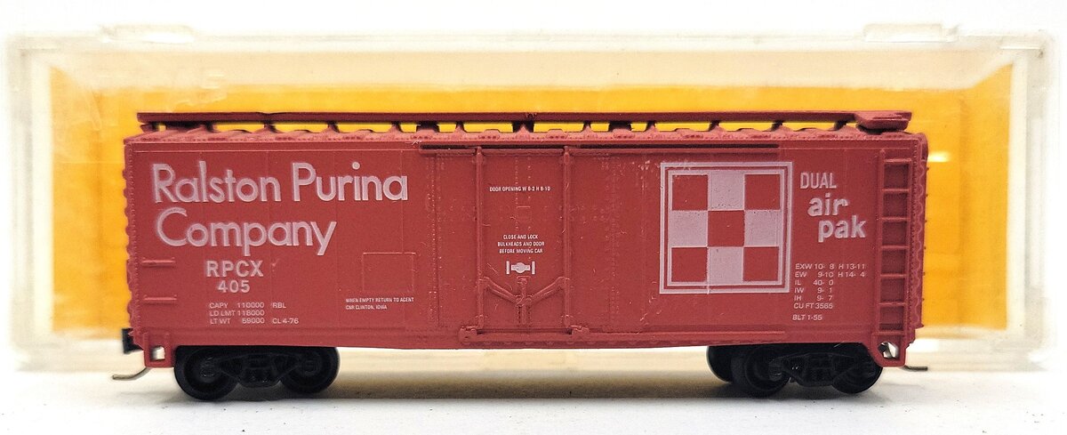 Atlas 3317 N Ralston Purina Boxcar #405 EX/Box