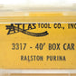 Atlas 3317 N Ralston Purina Boxcar #405 EX/Box