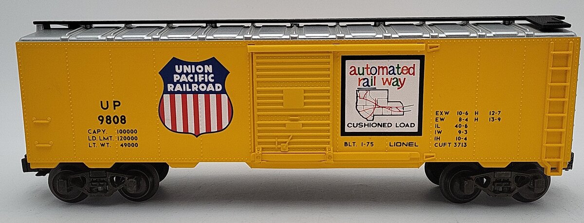 Lionel 6-9808 O Gauge Union Pacific Box Car EX