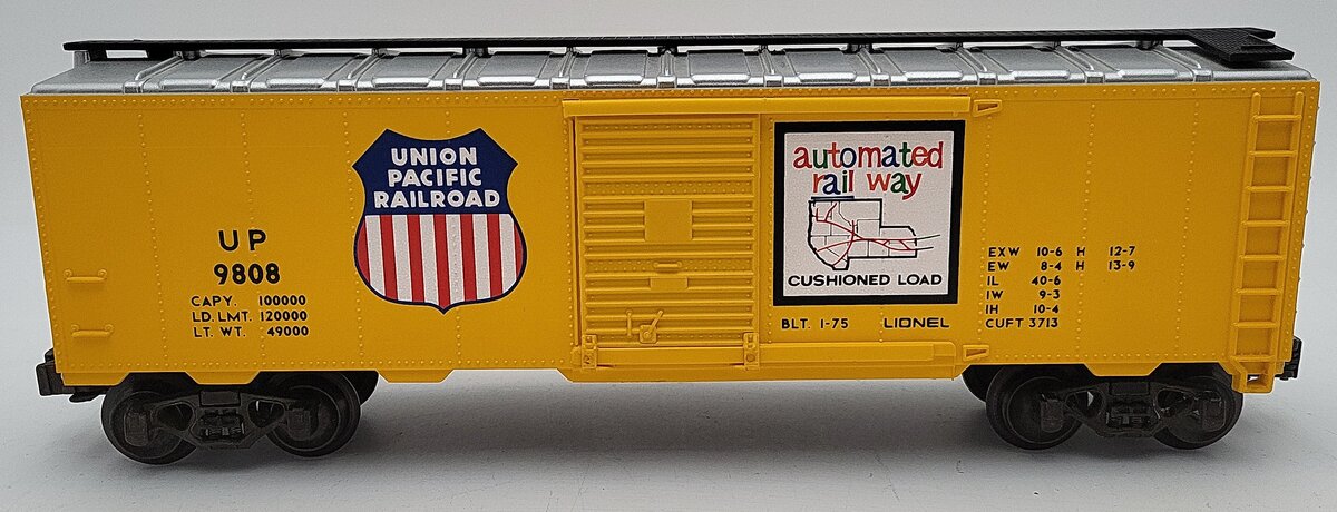 Lionel 6-9808 O Gauge Union Pacific Box Car EX