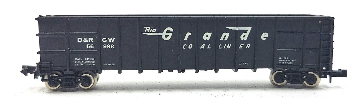 Roundhouse 8103 N Denver & Rio Grande Western Thrall Coal Gondola #56999 EX/Box
