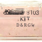 Roundhouse 8103 N Denver & Rio Grande Western Thrall Coal Gondola #56999 EX/Box