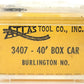 Atlas 3407 N Scale Burlington Northern 40' Boxcar LN/Box
