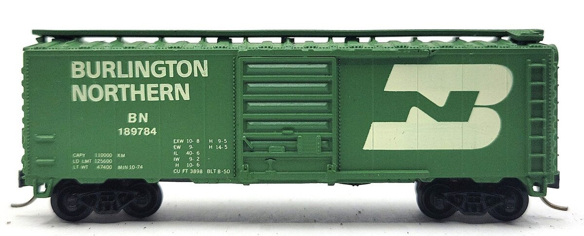 Atlas 3407 N Scale Burlington Northern 40' Boxcar LN/Box