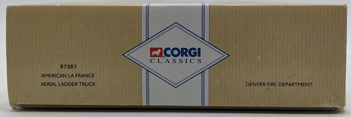 Corgi 97387 Diecast American La France Aerial Ladder Truck Denver Fire Dpt LN/Box
