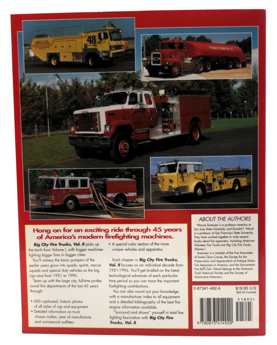 Krause Publications Big City Fire Trucks Vol 2 1951-1996 LN