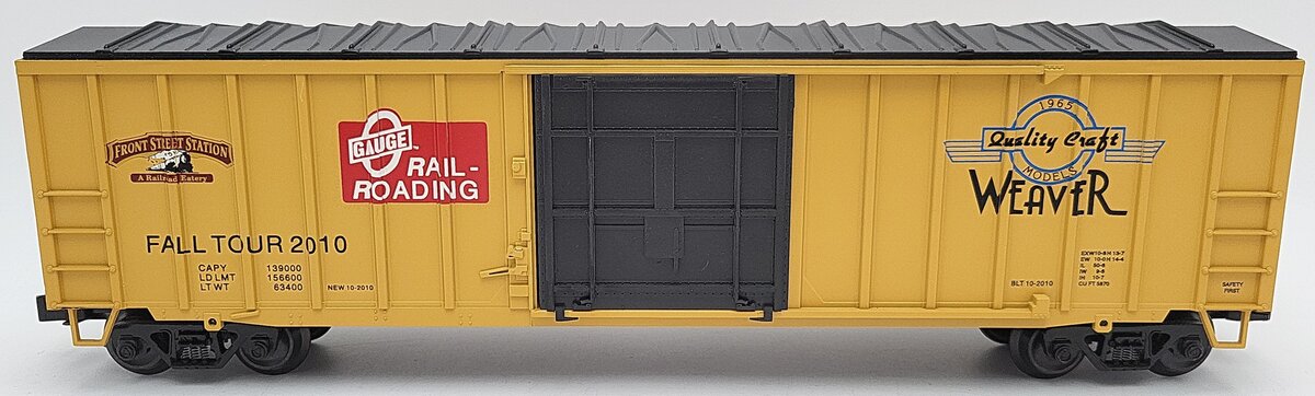 Weaver O Gauge Front Street Station Fall Tour 2010 Boxcar EX