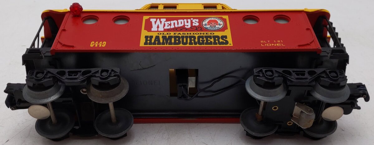 Lionel 6-6449 O Gauge Wendy's N5C Caboose EX
