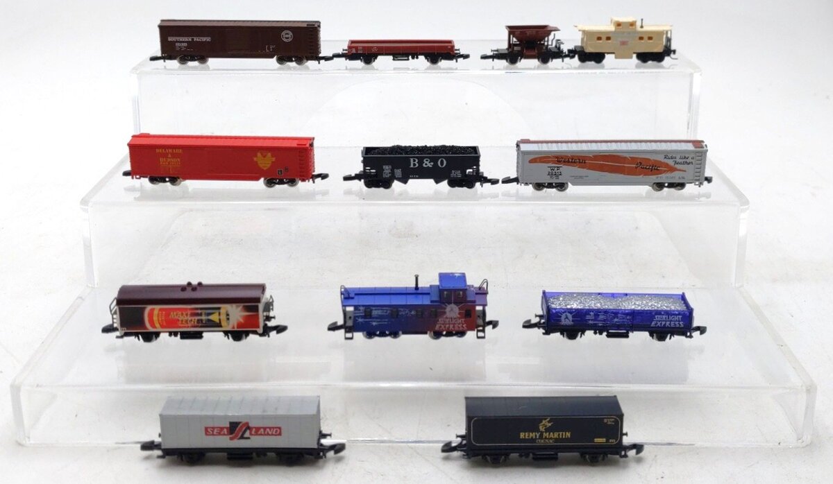 Marklin & Other Z Scale Assorted Freight Cars [12] EX
