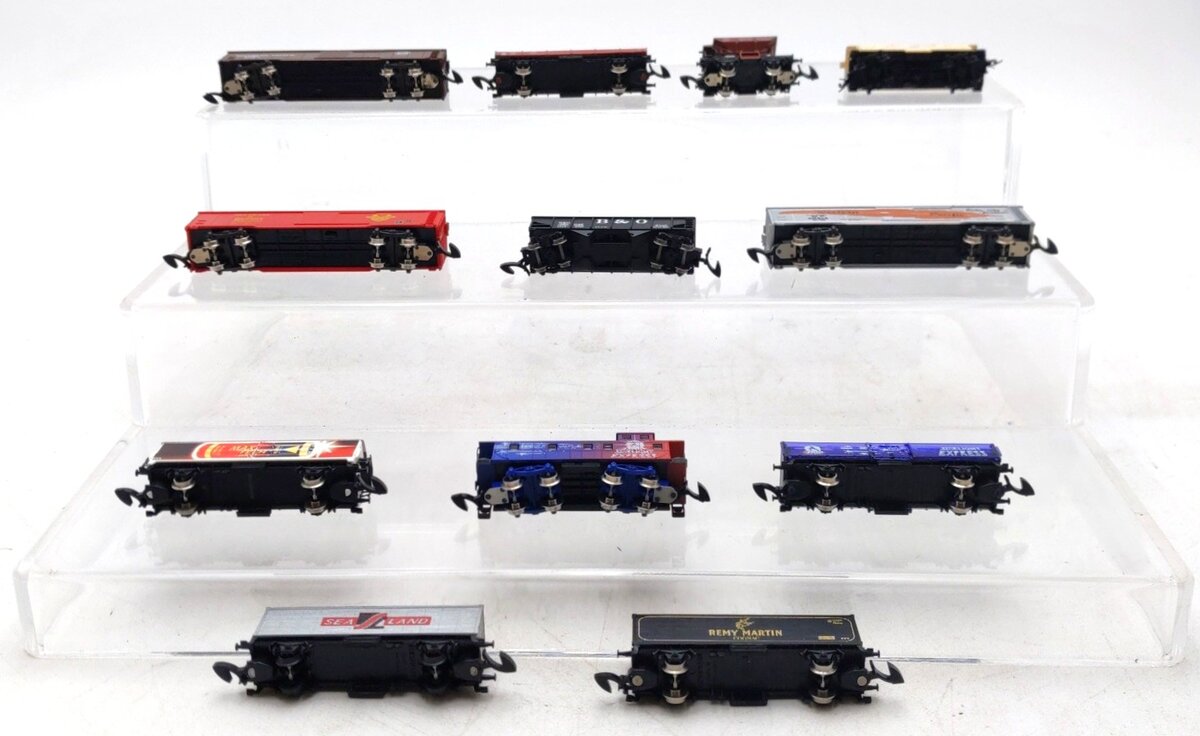 Marklin & Other Z Scale Assorted Freight Cars [12] EX
