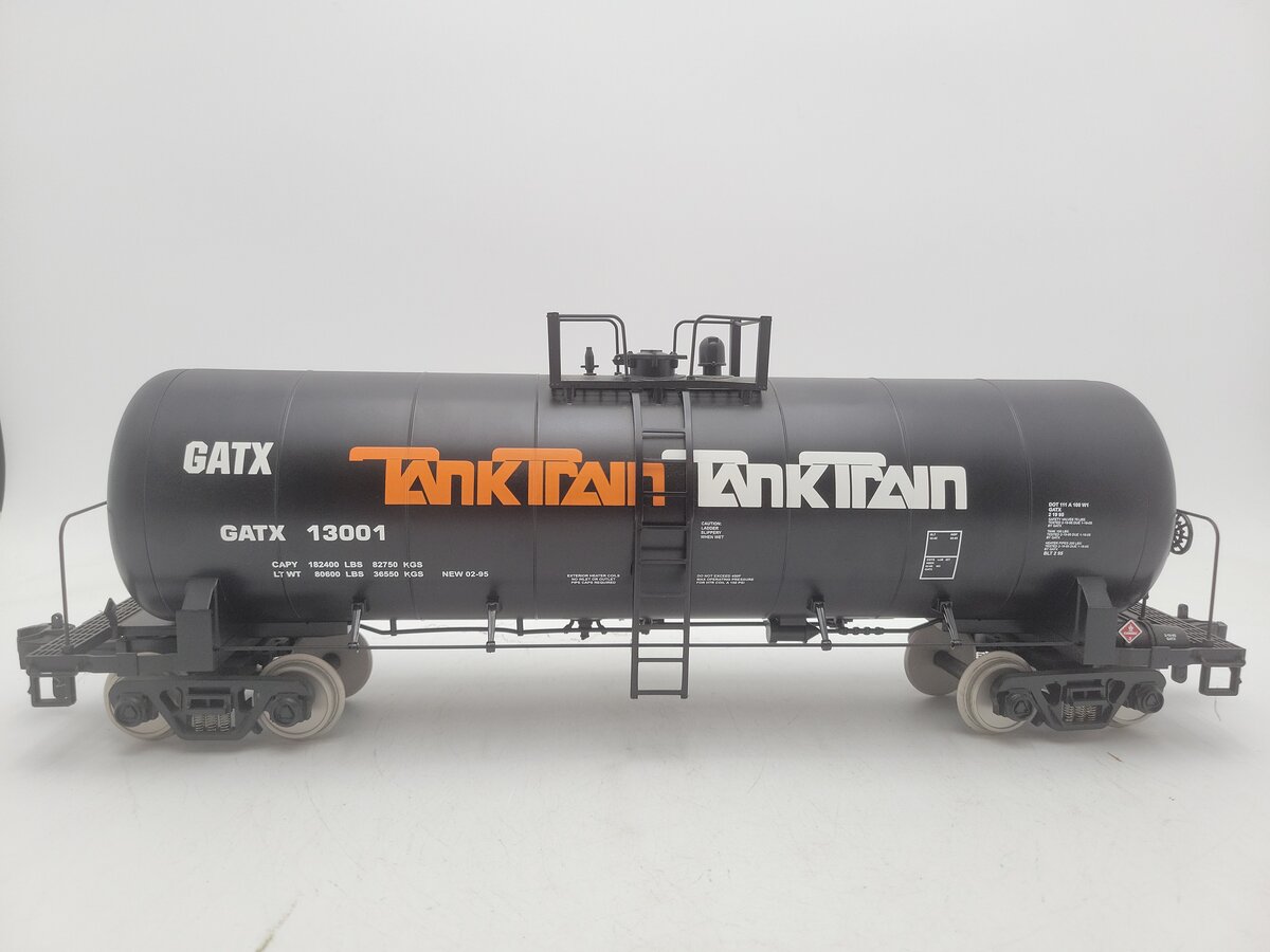 MTH 70-73013 G Gauge Tank Train Unibody Tank Car #13001 VG