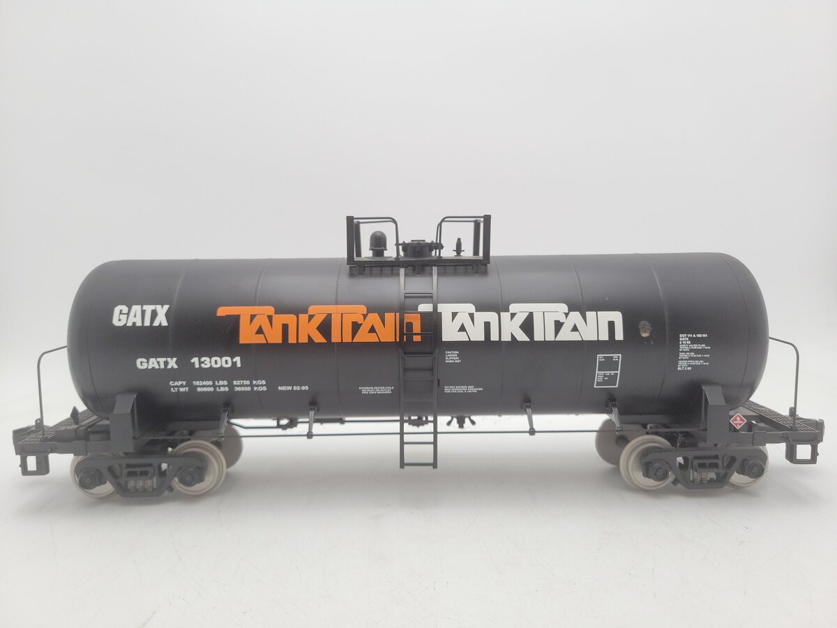 MTH 70-73013 G Gauge Tank Train Unibody Tank Car #13001 VG