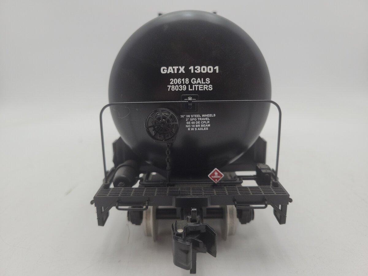 MTH 70-73013 G Gauge Tank Train Unibody Tank Car #13001 VG