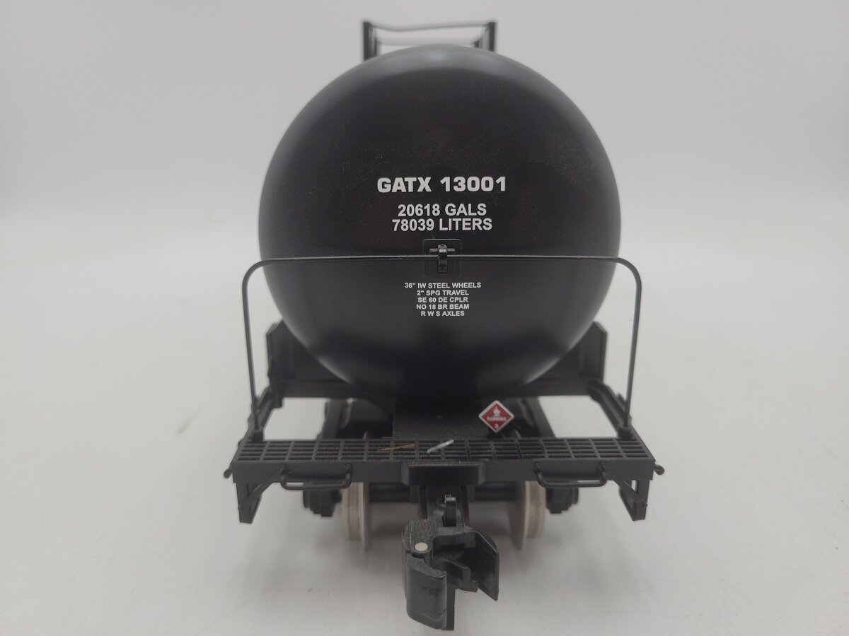 MTH 70-73013 G Gauge Tank Train Unibody Tank Car #13001 VG