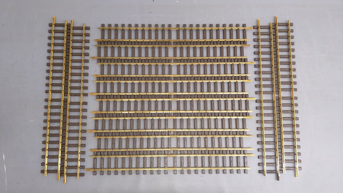 LGB 10600 G Scale 24" Straight Track Sections (12) EX
