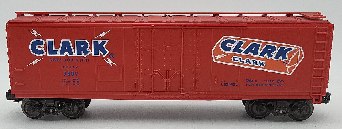 Lionel 6-9809 O Gauge Clark Reefer Car #9809 EX