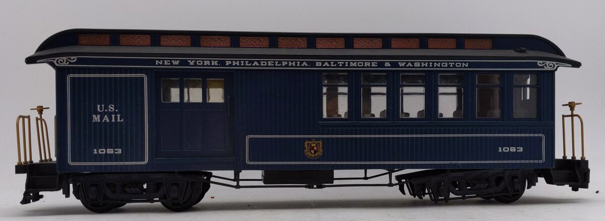 Bachmann 1063 G New York, Philadelphia, Baltimore & Washington US Mail Car VG