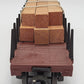 Lionel 6-9823 O Gauge Santa Fe Flatcar with Wood Load EX