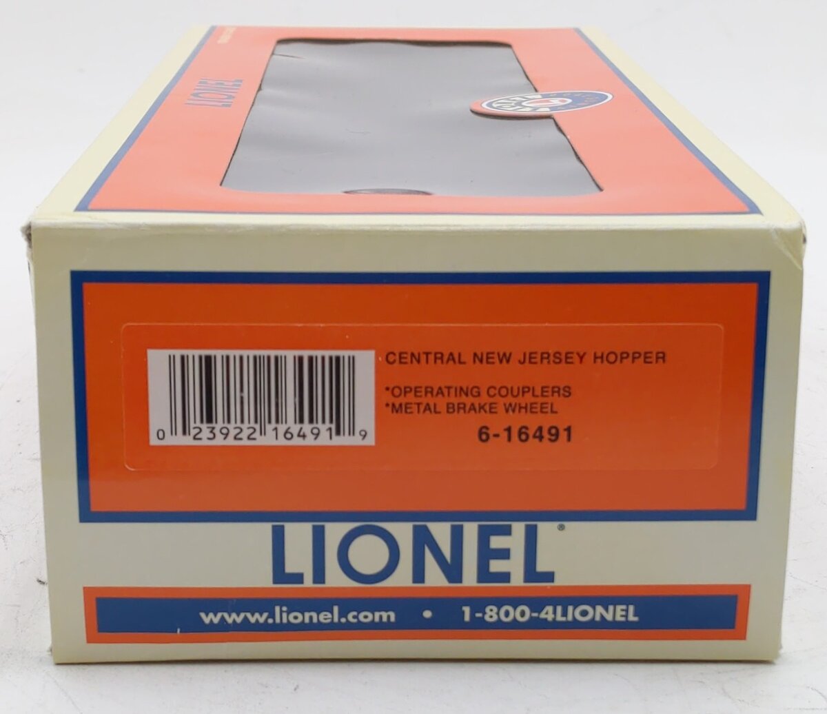 Lionel 6-16491 O Gauge Central New Jersey 2-Bay Hopper #60714 LN/Box