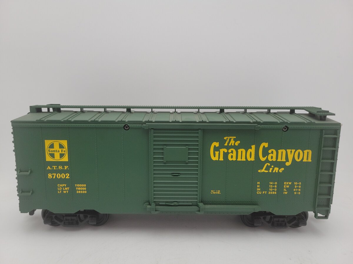 Lionel 8-87002 G Scale Santa Fe Boxcar EX