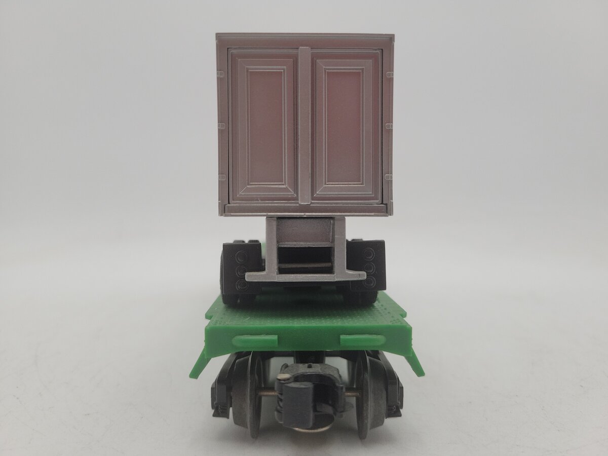 Lionel 6-16308 O Gauge Burlington Northern Flatcar w/Trailer #298224 EX