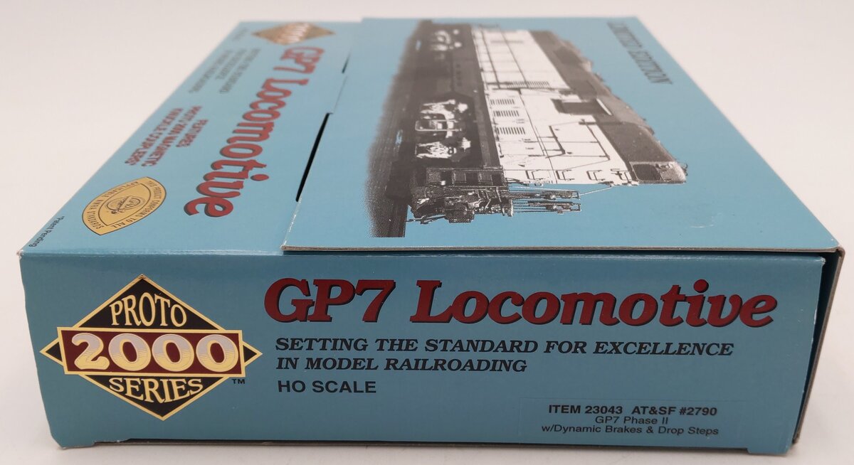 Proto 2000 23043 HO AT&SF EMD GP7 Phase II Diesel Loco w/Dynamic Brakes #2790 NIB