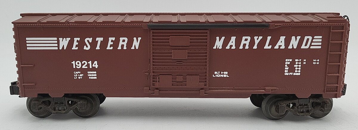 Lionel 6-19214 O Gauge Western Maryland Boxcar #19214 EX