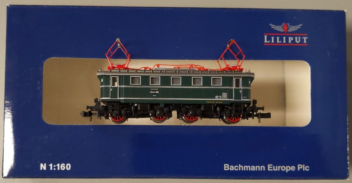 Liliput L162540 N Scale DRG Epoche II E 44.5 Electric Locomotive #E44103 LN/Box