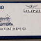 Liliput L162540 N Scale DRG Epoche II E 44.5 Electric Locomotive #E44103 LN/Box