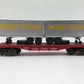 Lionel 6-19404 O Gauge Western Maryland Flatcar with Trailers #19404 EX