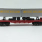 Lionel 6-19404 O Gauge Western Maryland Flatcar with Trailers #19404 EX