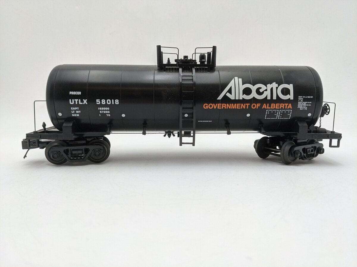 MTH 20-96183 O Gauge Government of Alberta Tank Car #58018 EX
