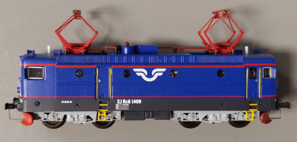 Freudenreich 46.133.01 Z Swedish State Railways Class Rc6 Electric Loco #1409 LN/Box