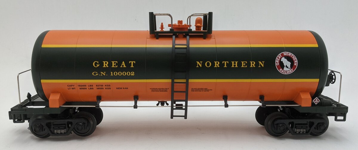 MTH 20-90091 O Scale Great Northern Tank Car #100002 LN