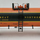 MTH 20-90091 O Scale Great Northern Tank Car #100005 LN