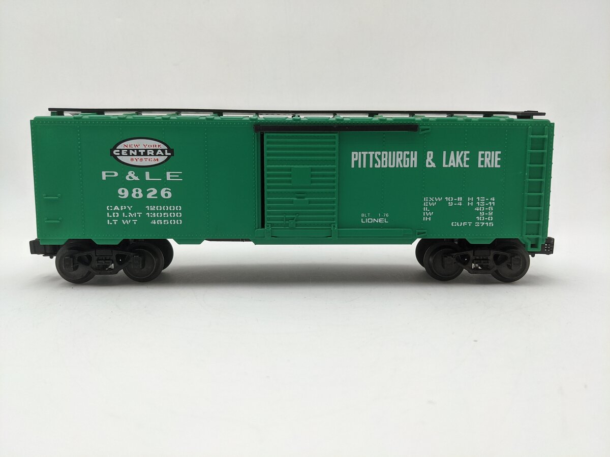 Lionel 6-9826 O Gauge New York Central Pittsburgh & Lake Erie Box Car EX